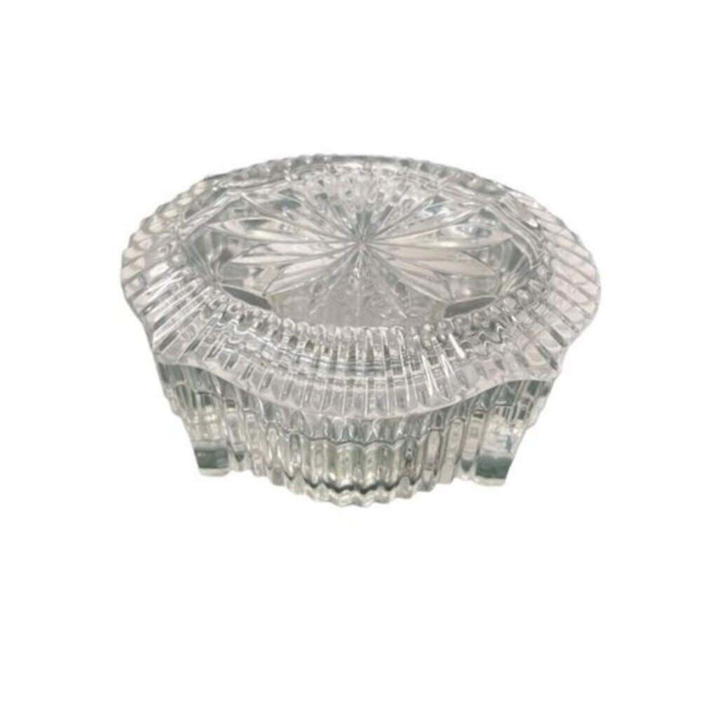 Waterford Crystal Music Box Jewelry Box Trinket Memory From Cats